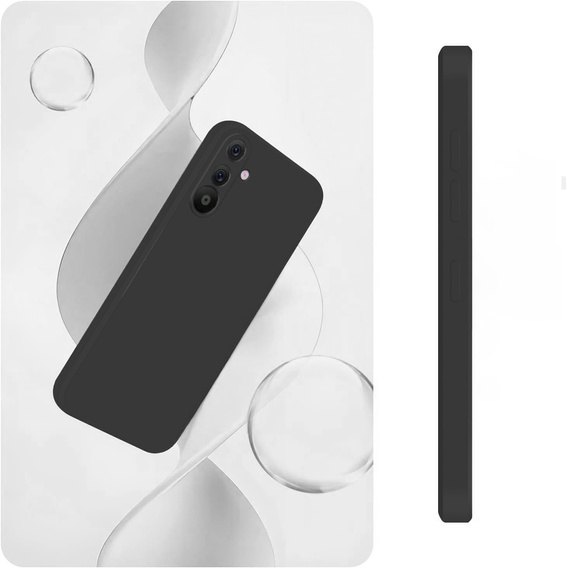 Telefontok a Samsung Galaxy A36 5G, Silicone Lite, fekete