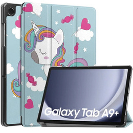 Tok Samsung Galaxy Tab A9+, Smartcase, unicorn