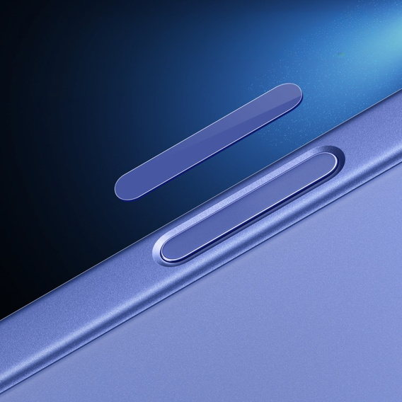 2x NORTHJO kamera vezérlőgomb üveg iPhone 16 / 16 Plus / 16 Pro / 16 Pro Max készülékhez, kék