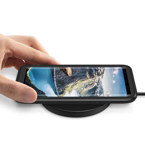 Tok Samsung Galaxy S8+ Plus készülékhez, Shockproof, fóliával, kék