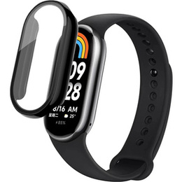 2in1 tok + edzett üveg a Xiaomi Smart Band 10 / 9 / 8-hoz, fekete
