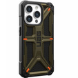 Tok Urban Armor Gear iPhone 15 Pro, Monarch, Kevlar zöld