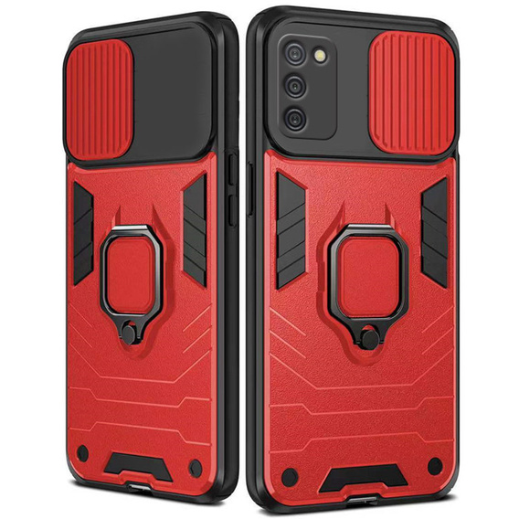 Telefontok a Samsung Galaxy A03s, KickStand Camera Lens, kék