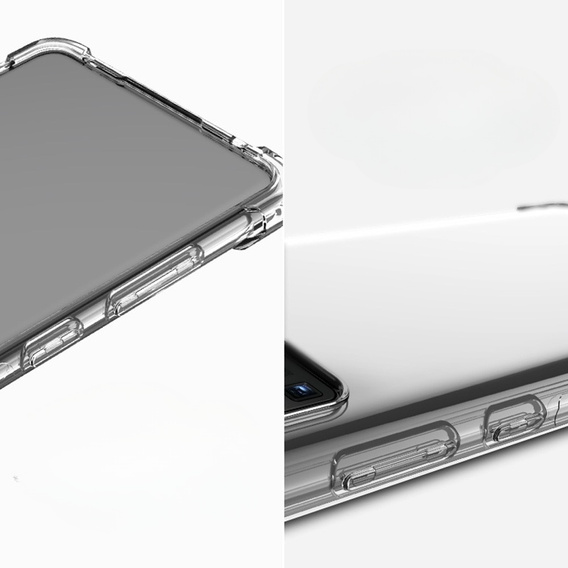 IMAK Telefontok a Xiaomi 12T, Dropproof, átlátszó / fekete
