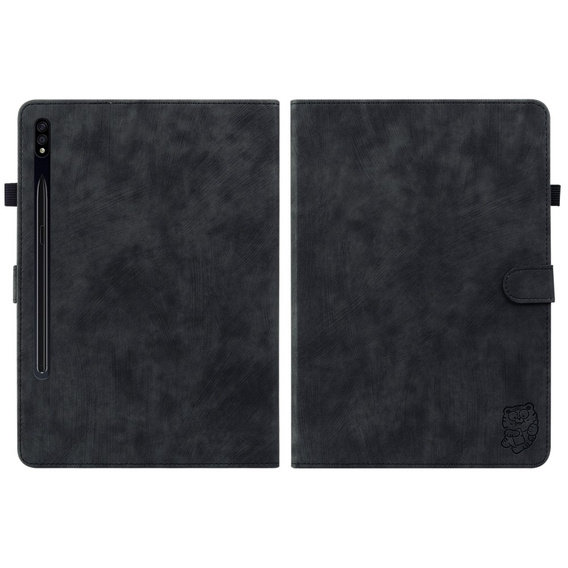 Telefontok a Samsung Galaxy Tab S9, Wallet Pen Slot, fekete