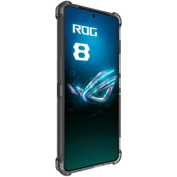 IMAK Telefontok a ASUS ROG Phone 8 Pro, Dropproof, átlátszó / fekete