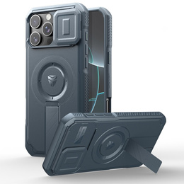 Páncélozott tok iPhone 16 Pro Max készülékhez, Dexnor CamProtect MagSafe, sötétkék