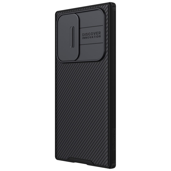 Tok Samsung Galaxy S22 Ultra, páncélozott Nillkin, CamShield Pro, fekete