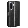 Pattintható tok a Samsung Galaxy A36, Crazy Horse Wallet, fekete