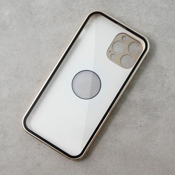 Telefontok a iPhone 13 Pro Max, Dual Glass, Magsafe-hoz, arany