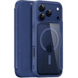 Dux Ducis tok iPhone 17 Pro-hoz, Skin X Pro, pánttal, MagSafe-hoz, tengerészkék
