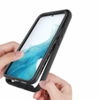 Tok Samsung Galaxy A34 5G készülékhez, Shockproof, fóliával, fekete