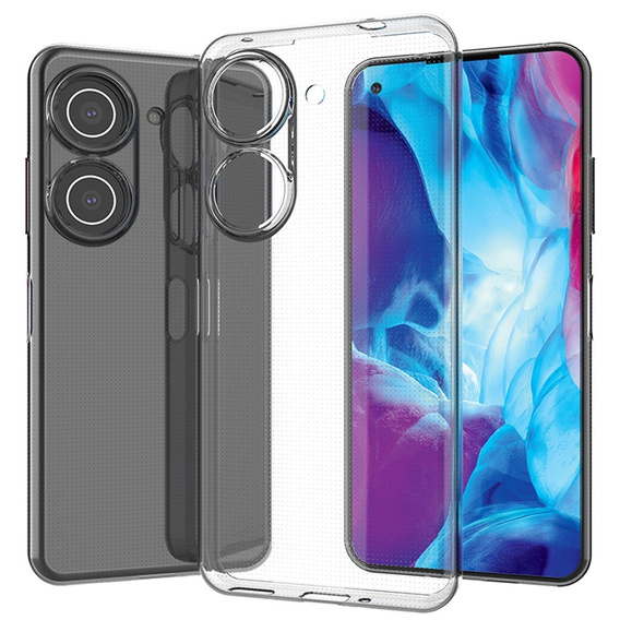 Vékony tok a Asus Zenfone 9 5G / 10 5G, Slim, átlátszó