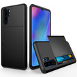 Telefontok a Huawei P30 Pro, Sliding Card Holder, fekete