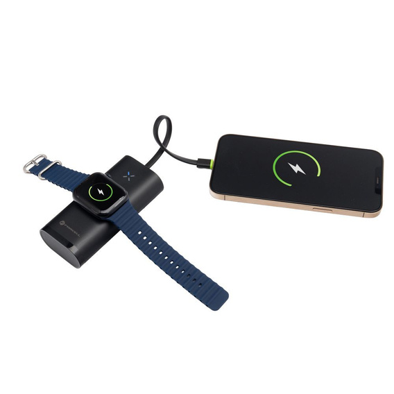 Forcell F-Energy 10000 mAh power bank Apple Watch töltővel