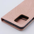 Pattintható tok a Motorola Moto G54 5G, Butterfly, rózsaszín rose gold