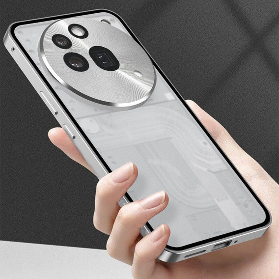 Tok az Nothing Phone 3a Pro, Frame Case, ezüst