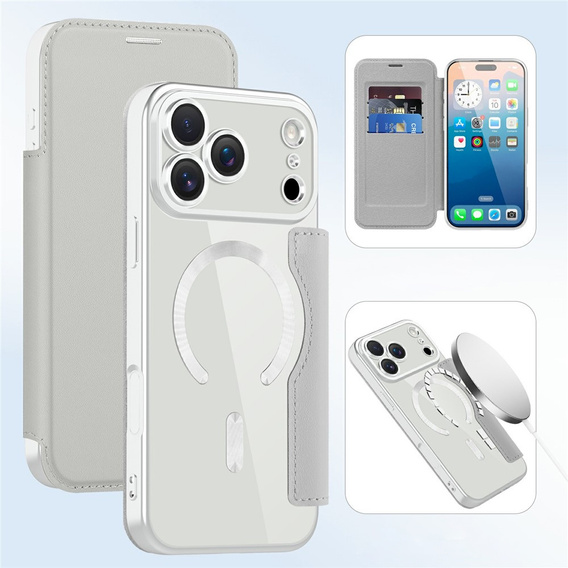 Wallet MagSafe RFID flip tok kameravédelemmel iPhone 17 Pro Max készülékhez