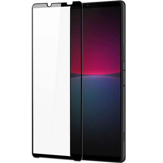 Edzett üveg Sony Xperia 10 V, Dux Ducis teljes képernyőhöz, fekete