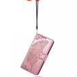 Pattintható tok a Infinix Hot 40i, Butterfly, rózsaszín rose gold