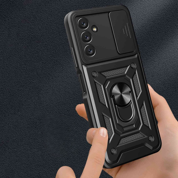 Telefontok a Samsung Galaxy A14 4G/5G, CamShield Slide, fekete