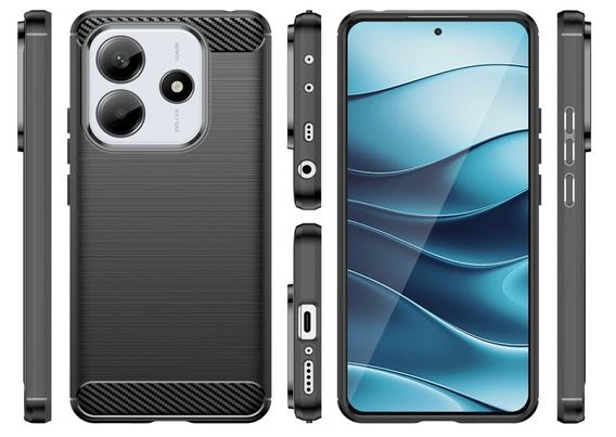 Telefontok a Xiaomi Redmi Note 14 5G, Carbon, fekete