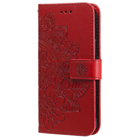 Pattintható tok a Xiaomi Redmi Note 13 Pro 5G, Mandala, piros