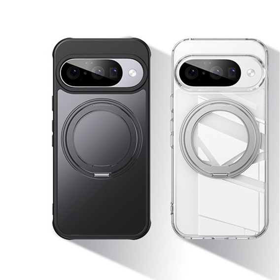 Tok Google Pixel 10 / 10 Pro , MagSafe tokhoz, állvánnyal, fekete