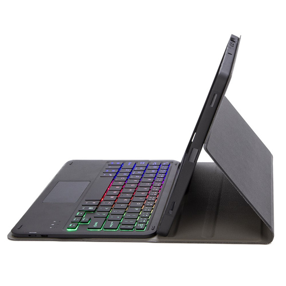 Háttérvilágítású Bluetooth billentyűzettel és érintőpaddal ellátott tok Samsung Galaxy Tab A11+ készülékhez