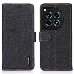 KHAZNEH RFID tok OnePlus 12R, Litchi textúra, fekete