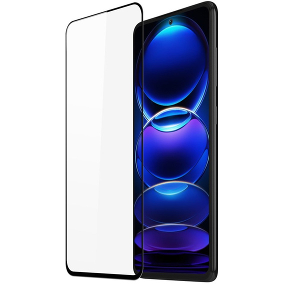 Edzett üveg Xiaomi Redmi Note 12 4G, Dux Ducis teljes képernyőhöz, fekete