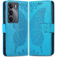 Pattintható tok a Realme 14X / Realme C75, Butterfly, kék
