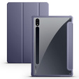 Tok Samsung Galaxy Tab S7 Plus / Tab S7 FE, Smartcase Hybrid, tolltartó résszel, lila