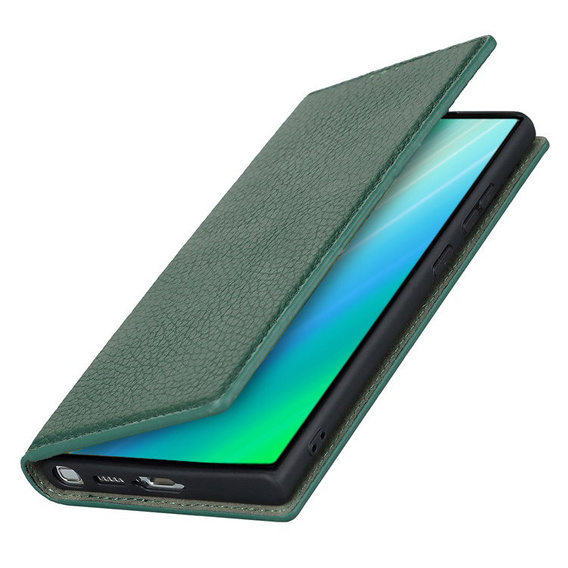 Bőr tok a Samsung Galaxy S23 Plus, ERBORD Grain Leather, zöld