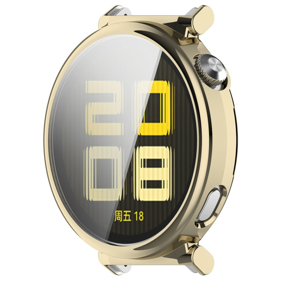 2in1 tok képernyővédővel Huawei Watch GT 5 41mm, arany