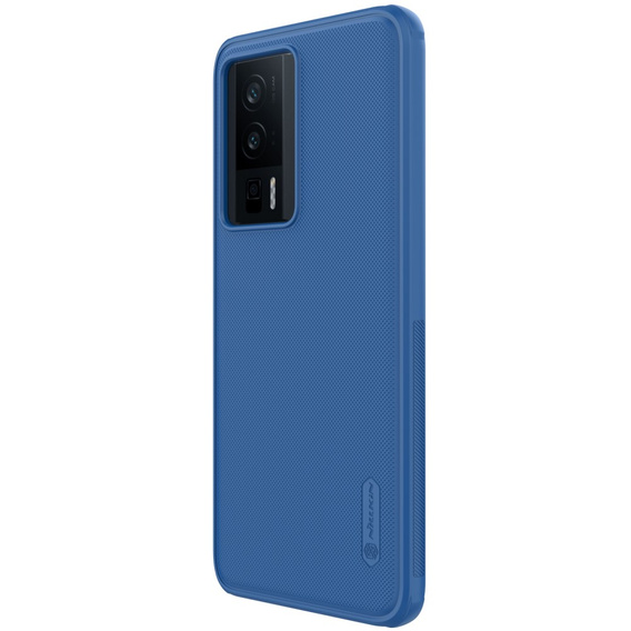 NILLKIN tok Poco F5 Pro 5G, Super Frosted Shield Case, kék