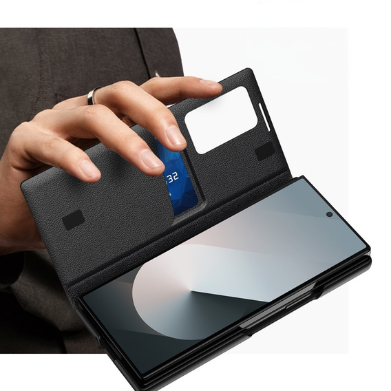 Flip tok Samsung Z Fold6 5G, Smart View Wallet, fekete