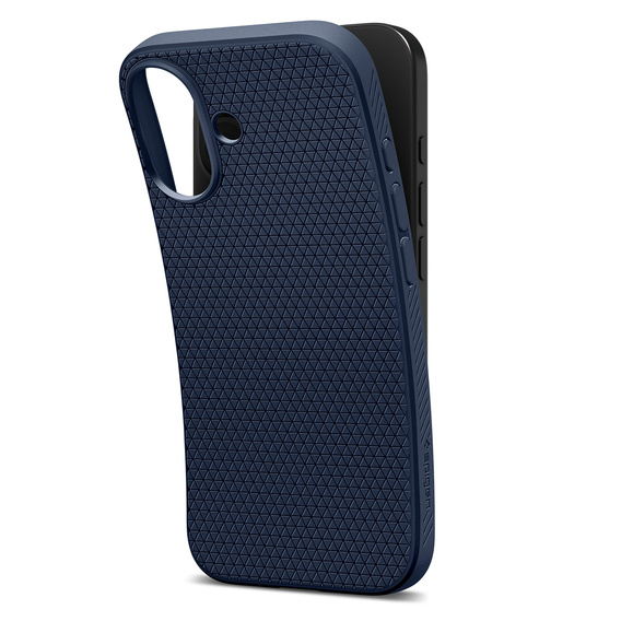 Spigen Liquid Air tok iPhone 17 készülékhez, tengerészkék