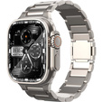 Karkötő Apple Watch 1/2/3/4/4/5/6/7/8/9/SE/ULTRA/ULTRA 2 42/44/45/45/49MM, titánium