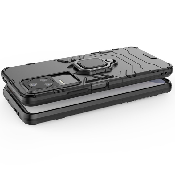 Telefontok a Xiaomi Poco F4 5G, Kickstand Ring, fekete