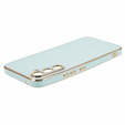Tojás Samsung Galaxy A15, Glamour CamShield, menta + 9H üveg