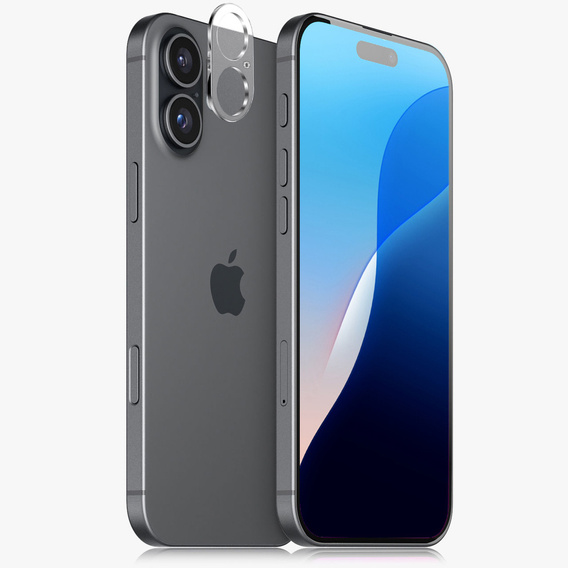 Edzett kameraüveg iPhone 16 / 16 Plus, átlátszó