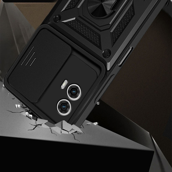 Telefontok a Motorola Moto G73 5G, CamShield Slide, fekete
