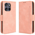 Pattintható tok a Motorola Edge 50 Neo / Motorola ThinkPhone 25, Card Slot, rózsaszín