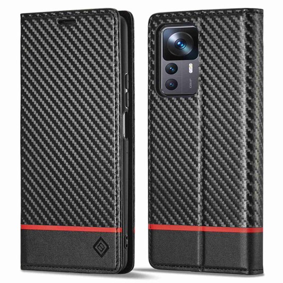 Pattintható tok a Xiaomi 12T / 12T Pro, LC.IMEEKE, fekete