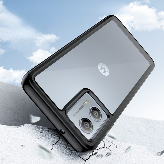 Telefontok a Motorola Moto G53 5G, Fusion Hybrid, átlátszó / fekete