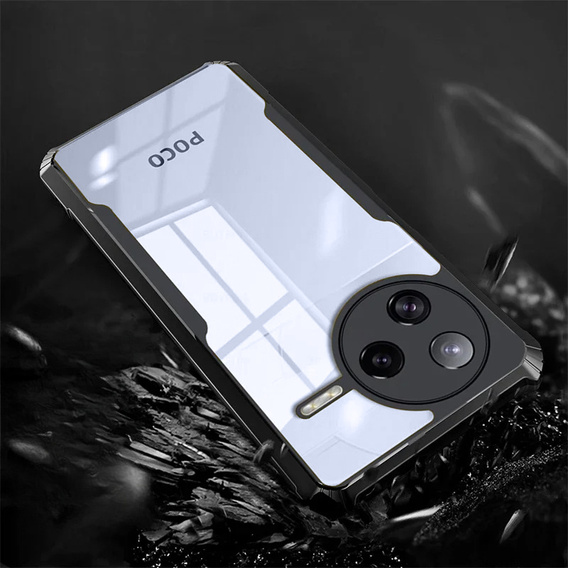 Telefontok a Xiaomi Poco F7 Pro, AntiDrop Hybrid, fekete