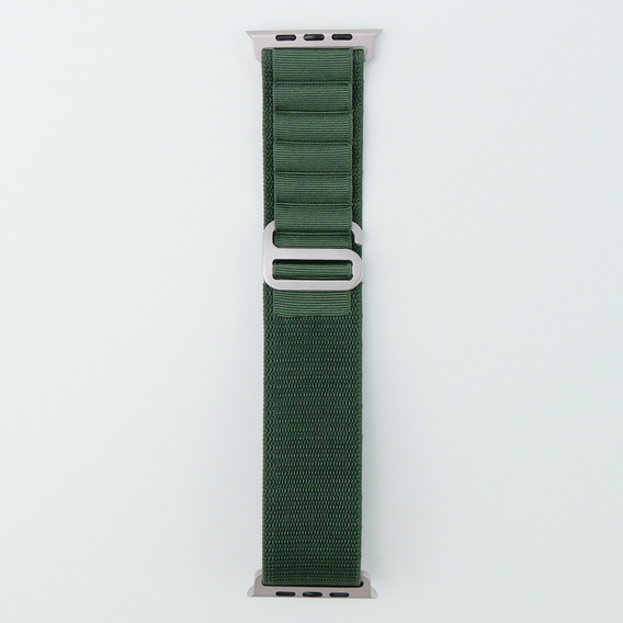Nylon szíj Apple Watch 1/2/3/4/4/5/6/7/8/SE/ULTRA 42/44/45/45/49mm, zöld