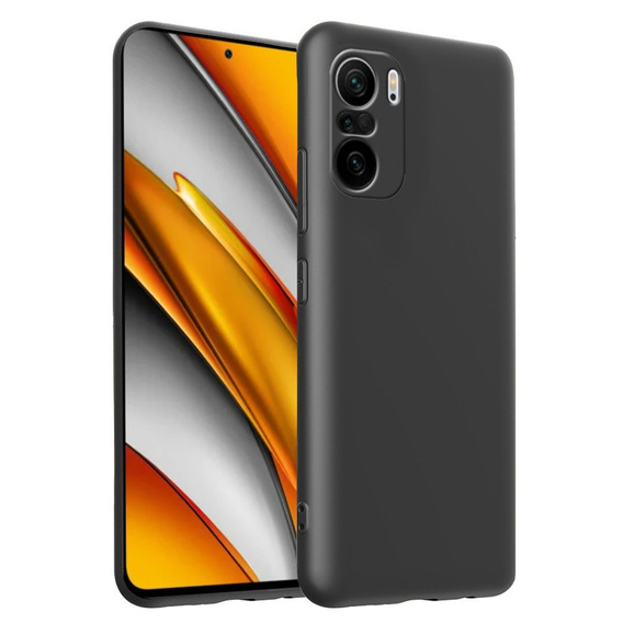 Telefontok a Xiaomi Mi 11i / POCO F3, Silicone Lite, fekete