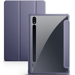 Tok Samsung Galaxy Tab S7 Plus / Tab S7 FE, Smartcase Hybrid, tolltartó résszel, lila